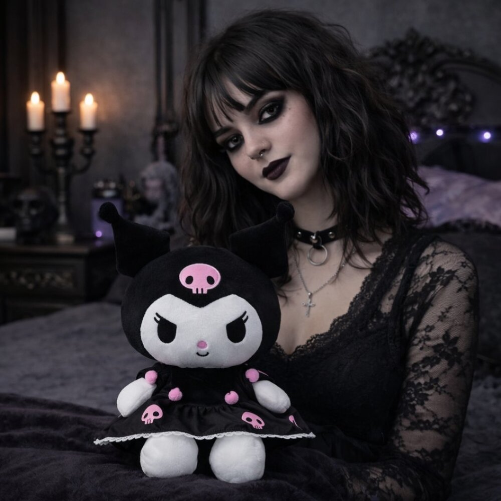 Sanrio Kuromi Plush 10” Rare 2023 New in Bag